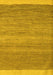 Abstract Yellow Modern Rug, abs5487yw
