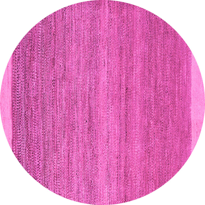 Round Abstract Pink Modern Rug, abs5487pnk