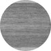Round Abstract Gray Modern Rug, abs5487gry