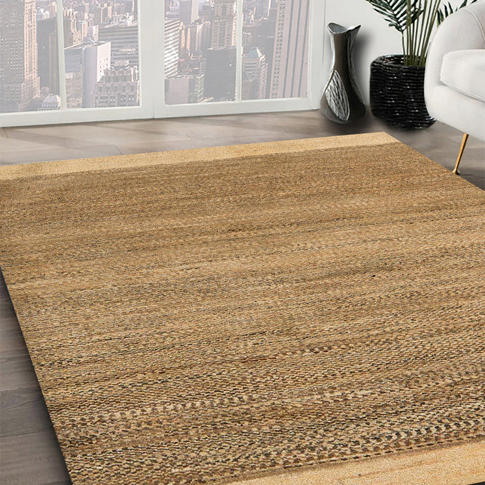 Machine Washable Abstract Orange Rug in a Family Room, wshabs5487