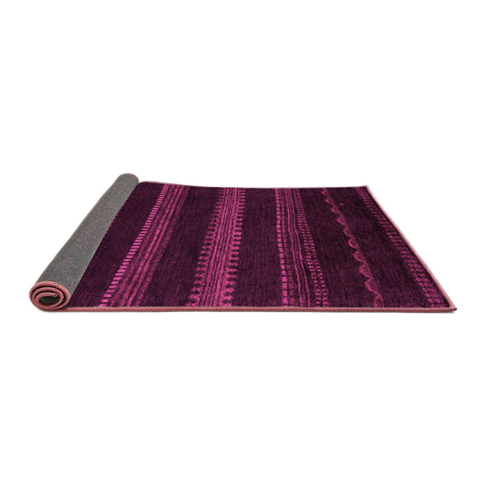Sideview of Abstract Pink Modern Rug, abs5488pnk
