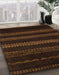 Abstract Sangria Brown Modern Rug in Family Room, abs5488