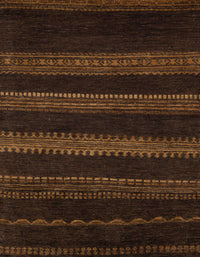 Machine Washable Abstract Sangria Brown Rug, wshabs5488