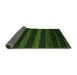 Sideview of Abstract Green Modern Rug, abs5488grn