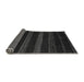 Sideview of Abstract Gray Modern Rug, abs5488gry