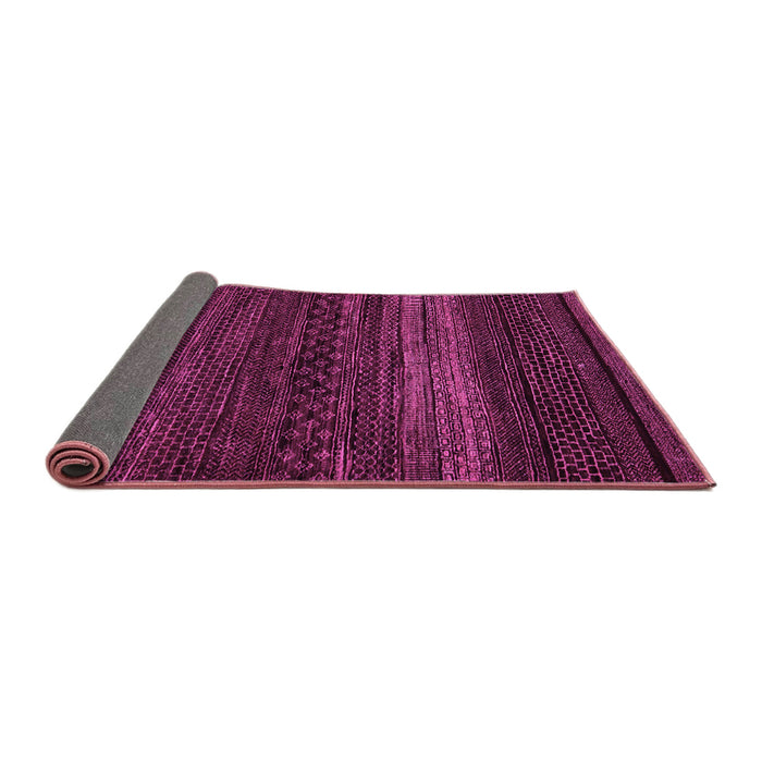 Sideview of Abstract Pink Modern Rug, abs5489pnk