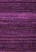 Machine Washable Abstract Purple Modern Area Rugs, wshabs5489pur