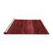 Modern Red Washable Rugs