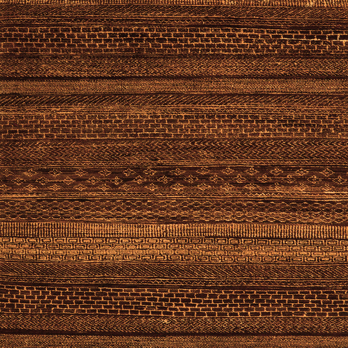 Square Abstract Orange Modern Rug, abs5489org