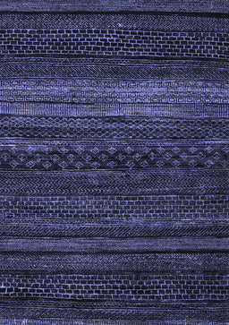 Abstract Blue Modern Rug, abs5489blu