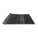 Sideview of Abstract Gray Modern Rug, abs5489gry