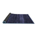 Sideview of Abstract Blue Modern Rug, abs5489blu