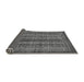 Sideview of Abstract Gray Modern Rug, abs548gry