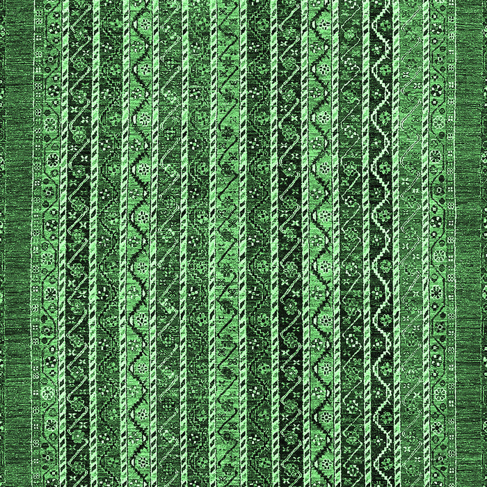 Machine Washable Abstract Emerald Green Modern Area Rugs, wshabs548emgrn