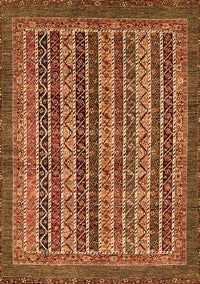 Abstract Orange Modern Rug, abs548org