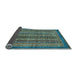 Sideview of Abstract Light Blue Modern Rug, abs548lblu