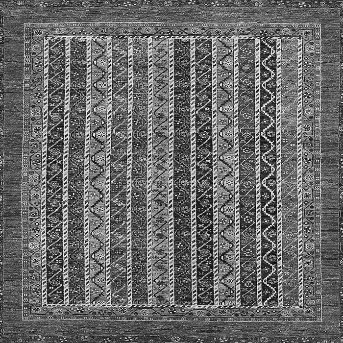 Square Machine Washable Abstract Gray Modern Rug, wshabs548gry