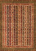 Machine Washable Abstract Orange Modern Area Rugs, wshabs548org