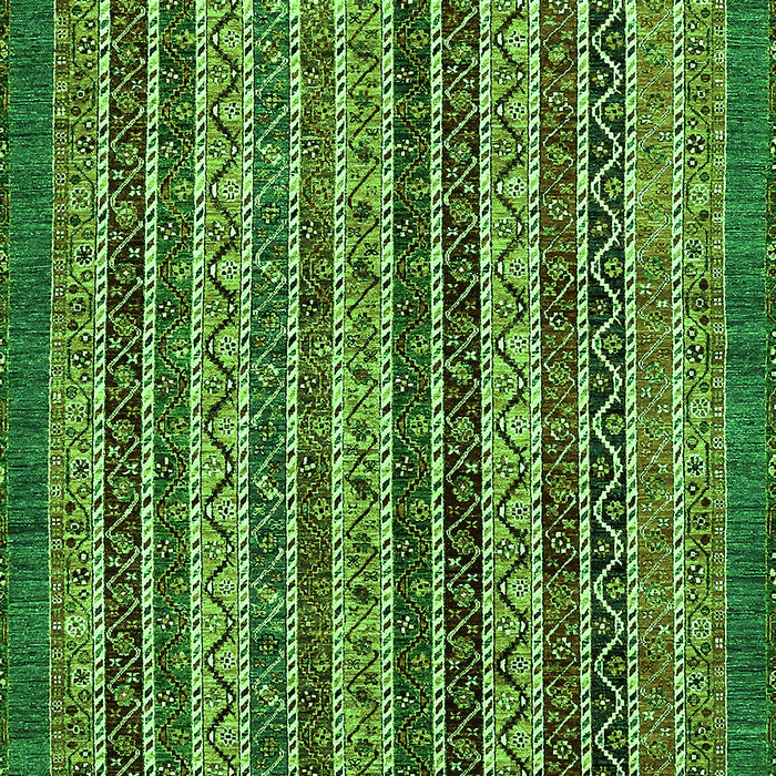 Machine Washable Abstract Green Modern Area Rugs, wshabs548grn