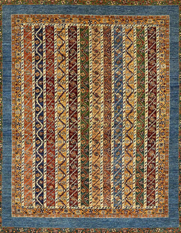 Machine Washable Abstract Bakers Brown Rug, wshabs548