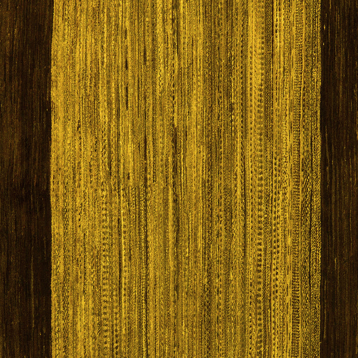 Square Machine Washable Abstract Yellow Modern Rug, wshabs5490yw