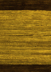 Abstract Yellow Modern Rug, abs5490yw