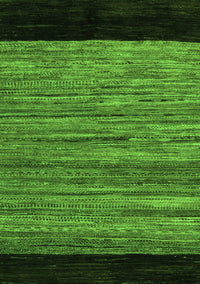 Abstract Green Modern Rug, abs5490grn