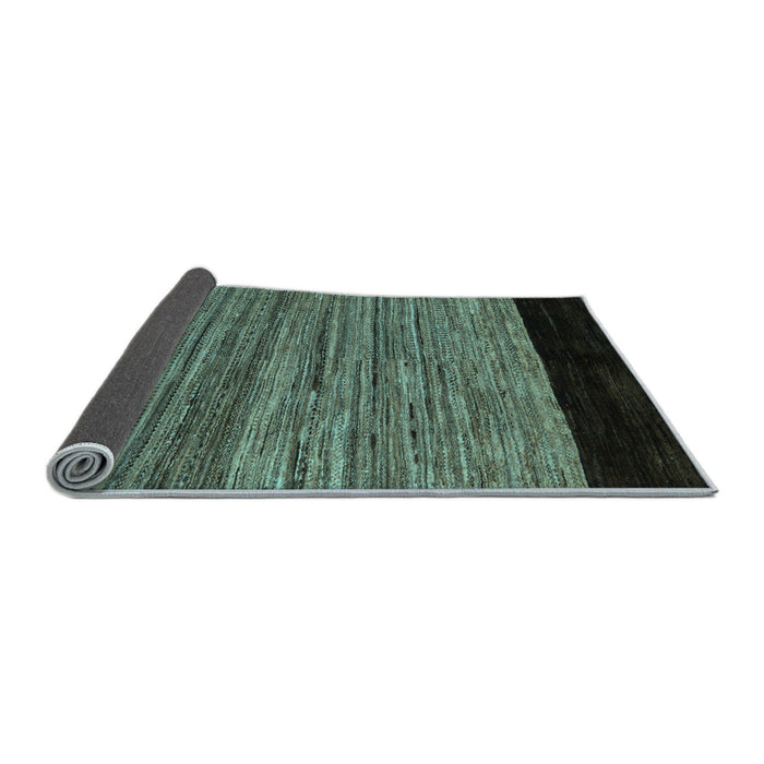 Sideview of Abstract Light Blue Modern Rug, abs5490lblu