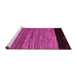 Sideview of Machine Washable Abstract Pink Modern Rug, wshabs5490pnk