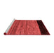 Modern Red Washable Rugs