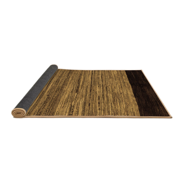 Sideview of Abstract Brown Modern Rug, abs5490brn