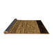 Sideview of Abstract Brown Modern Rug, abs5490brn