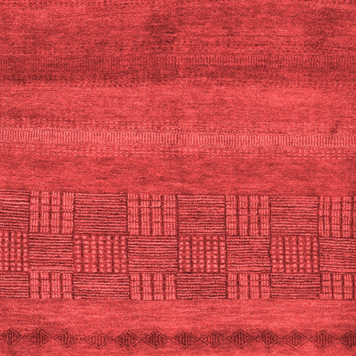 Machine Washable Abstract Red Modern Rug, wshabs5491red