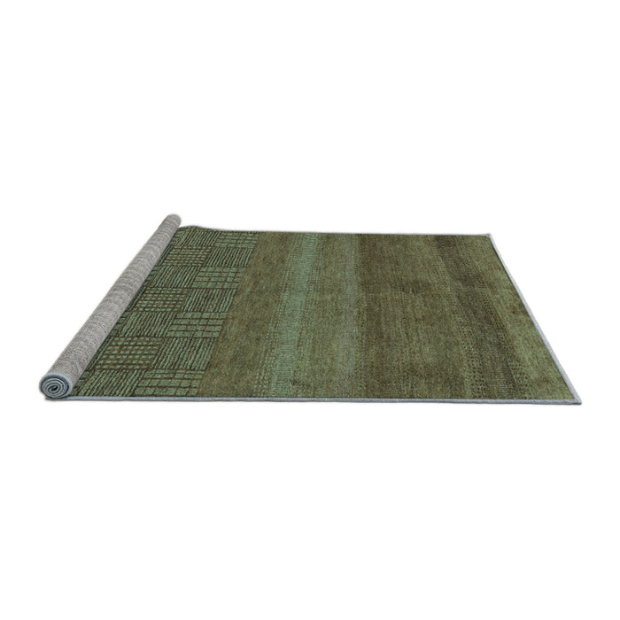 Sideview of Machine Washable Abstract Light Blue Modern Rug, wshabs5491lblu