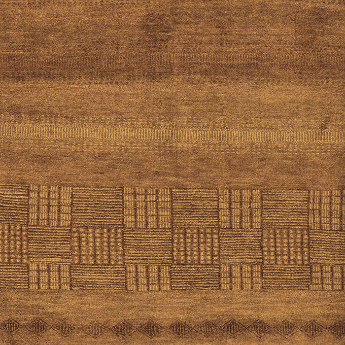 Machine Washable Abstract Brown Modern Rug, wshabs5491brn