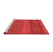 Modern Red Washable Rugs