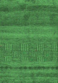 Abstract Emerald Green Modern Rug, abs5491emgrn