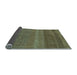 Sideview of Abstract Light Blue Modern Rug, abs5491lblu