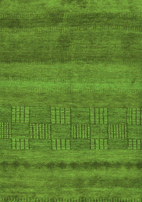 Abstract Green Modern Rug, abs5491grn