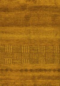 Abstract Yellow Modern Rug, abs5491yw