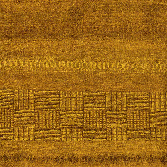 Abstract Yellow Modern Rug, abs5491yw