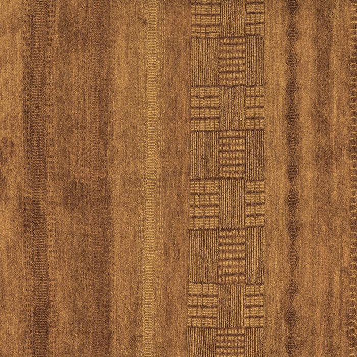 Square Machine Washable Abstract Brown Modern Rug, wshabs5491brn
