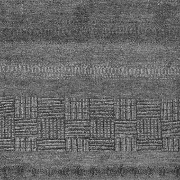 Machine Washable Abstract Gray Modern Rug, wshabs5491gry