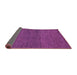 Sideview of Abstract Purple Modern Rug, abs5492pur