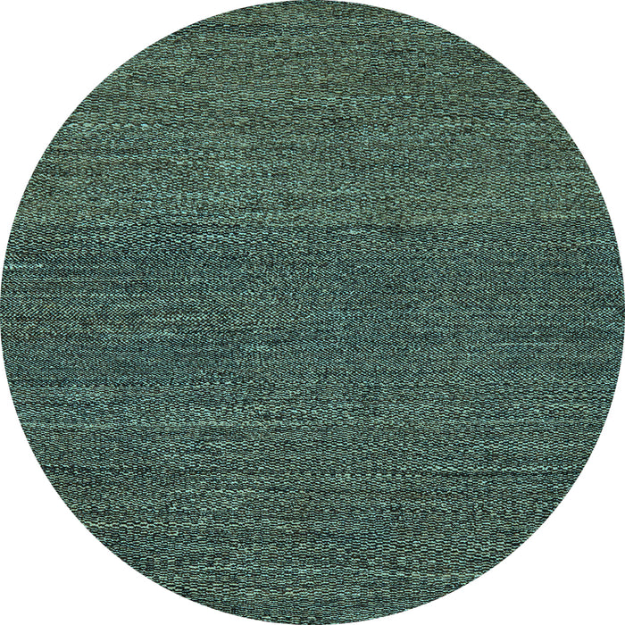 Round Abstract Light Blue Modern Rug, abs5492lblu