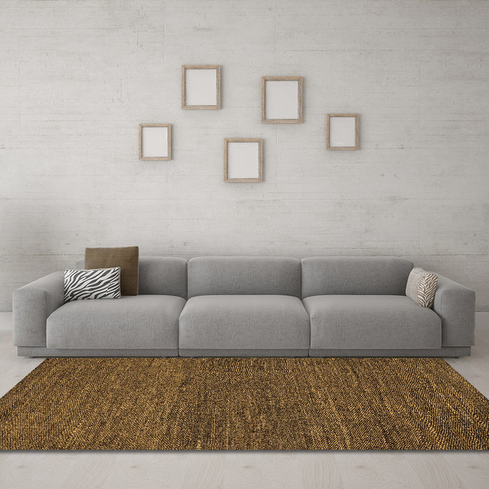 Machine Washable Abstract Brown Modern Rug in a Living Room,, wshabs5492brn