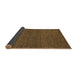 Sideview of Abstract Brown Modern Rug, abs5492brn