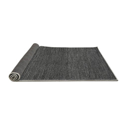 Sideview of Abstract Gray Modern Rug, abs5492gry