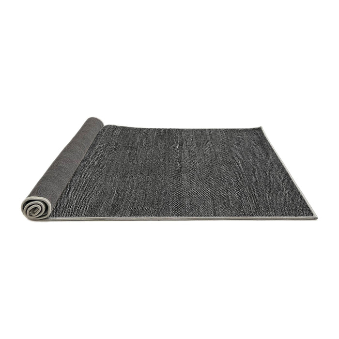 Sideview of Abstract Gray Modern Rug, abs5492gry