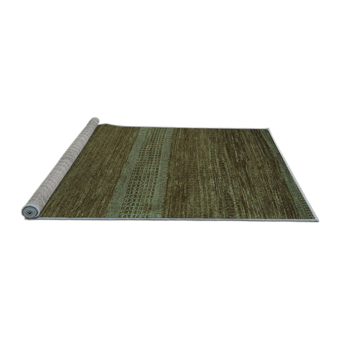 Sideview of Machine Washable Abstract Light Blue Modern Rug, wshabs5493lblu